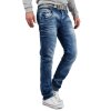Cipo & Baxx Slim Fit Jeans Herren Stonewashed CD394 Blue W29/L32