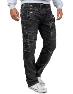 Kosmo Lupo Regular Fit Jeans Stonewashed  KM001-2 Grey W29/L32