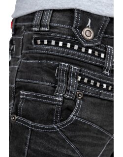 Kosmo Lupo Regular Fit Jeans Stonewashed  KM001-2 Grey W29/L32