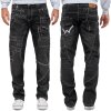 Kosmo Lupo Regular Fit Jeans Stonewashed  KM001-2 Grey W29/L32