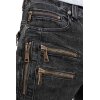Kosmo Lupo Regular Fit Jeans Herren Stonewashed KM060 Black W33/L32