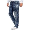 Kosmo Lupo Regular Fit Jeans Stonewashed  KM070 Blue W33/L32