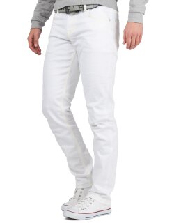 Cipo & Baxx regular fit Jeans Herren Mid Waist CD319C White W31/L32