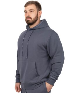 Reichstadt Regular Fit Sport Hoodie Herren Marken-Stick S-23RS034 Anthracite L