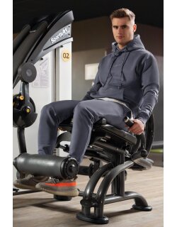 Reichstadt Regular Fit Sport Hoodie Herren Marken-Stick S-23RS034 Anthracite L