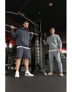 Reichstadt Regular Fit Sport Hoodie Herren Marken-Stick S-23RS034 Anthracite L