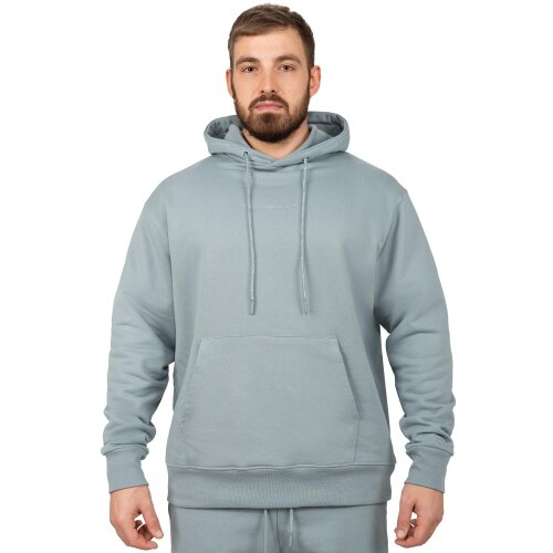 Reichstadt Regular Fit Sport Hoodie Herren Marken-Stick S-23RS034 Grey XXL