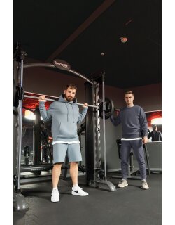 Reichstadt Regular Fit Sport Hoodie Herren Marken-Stick S-23RS034 Grey XXL