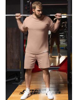 Reichstadt relaxed fit T-Shirt Herren  Warm Brown L - S-23RS041