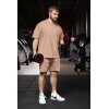 Reichstadt relaxed fit T-Shirt Herren  Warm Brown L - S-23RS041