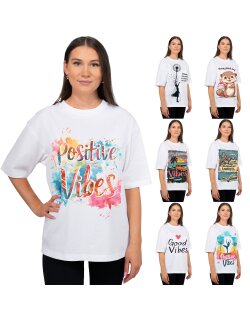 Reichstadt Damen Oversized Print T-Shirt 24RSW057