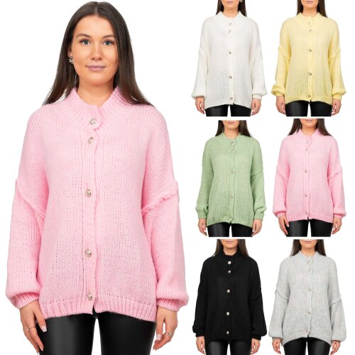 Reichstadt Relaxed Fit Strickjacke Oversized-Look 25RSW068