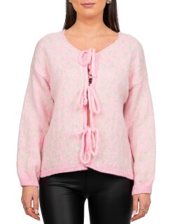 Reichstadt Damen Strickjacke 25RSW069 mit Schleifen