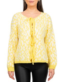Reichstadt Damen Strickjacke 25RSW069 mit Schleifen