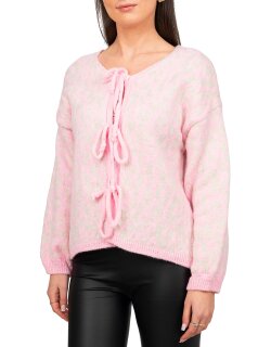 Reichstadt Damen Strickjacke 25RSW069 mit Schleifen
