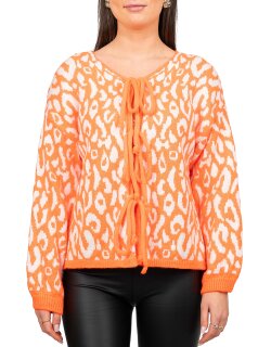 Reichstadt Damen Strickjacke 25RSW069 mit Schleifen