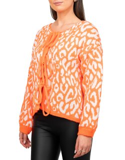 Reichstadt Damen Strickjacke 25RSW069 mit Schleifen