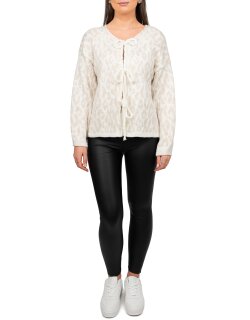 Reichstadt Damen Strickjacke 25RSW069 mit Schleifen