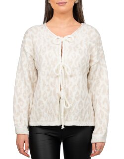 Reichstadt Damen Strickjacke 25RSW069 mit Schleifen