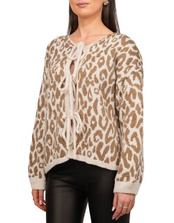 Reichstadt Damen Strickjacke 25RSW069 mit Schleifen