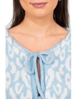 Reichstadt Damen Strickjacke 25RSW069 mit Schleifen