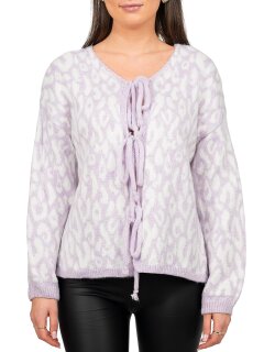 Reichstadt Damen Strickjacke 25RSW069 mit Schleifen