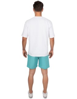 Reichstadt Regular Fit Shorts Herren Mid Waist 25RS073 Turquoise M