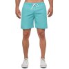 Reichstadt Regular Fit Shorts Herren Mid Waist 25RS073 Turquoise M