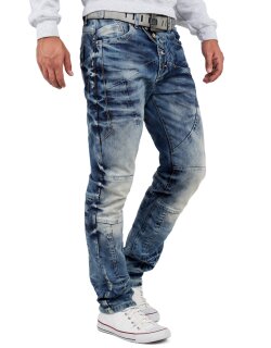 Cipo & Baxx regular fit Jeans Herren Stonewashed CD346