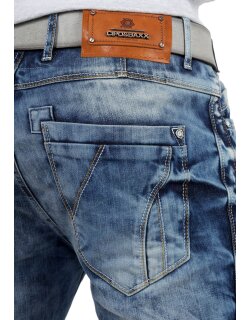 Cipo & Baxx regular fit Jeans Herren Stonewashed CD346