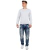Cipo & Baxx regular fit Jeans Herren Stonewashed CD104 Blue W36/L34