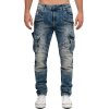 Cipo & Baxx straight fit Jeans Herren Stonewashed CD780