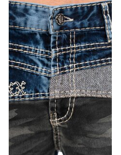Cipo & Baxx regular fit Jeans Herren Stonewashed CD894 Blue W30/L34