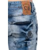 Cipo & Baxx regular fit Shorts Herren Stonewashed CK266 Blue W32
