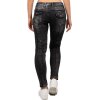 Cipo & Baxx slim fit Jeans Damen Stonewashed WD358 Black W29/L32