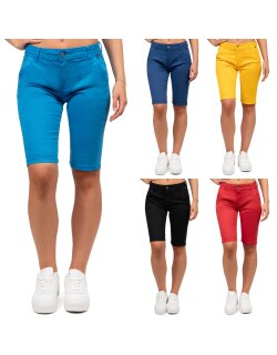 Cipo & Baxx Damen Straight Fit Capri Hose Mid Waist...