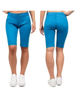 Cipo & Baxx Damen Straight Fit Capri Hose Mid Waist BA-WK186