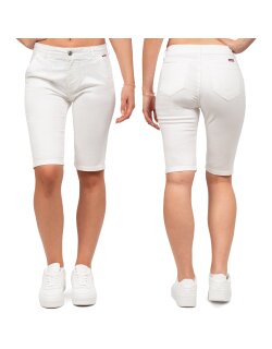 Cipo & Baxx Damen Straight Fit Capri Hose Mid Waist BA-WK186