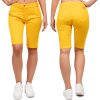 Cipo & Baxx Damen Straight Fit Capri Hose Mid Waist BA-WK186