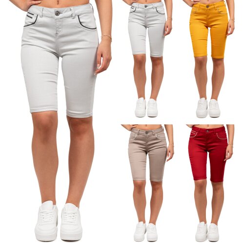 Cipo & Baxx regular fit Shorts Damen Mid Waist WK196