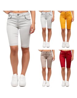 Cipo & Baxx regular fit Shorts Damen Mid Waist WK196