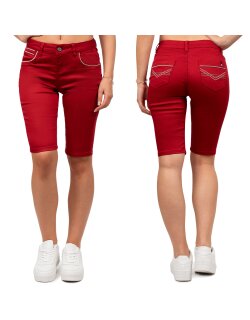 Cipo & Baxx regular fit Shorts Damen Mid Waist WK196