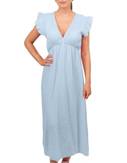 Reichstadt Damen Musselin Sommerkleid 25RSW076