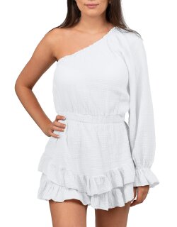 Reichstadt Damen Musselin Sommerkleid mit Shorts 25RSW079