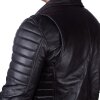 Reichstadt Slim Fit Kunstleder Jacke Silver Zipper RS001X PU