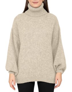 Reichstadt Relaxed Fit Rollkragenpullover Rippabschlüsse 25RSW090