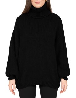 Reichstadt Relaxed Fit Rollkragenpullover Rippabschlüsse 25RSW090
