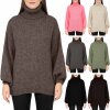 Reichstadt Relaxed Fit Rollkragenpullover Rippabschlüsse 25RSW090