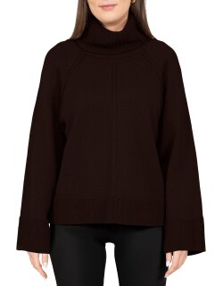 Reichstadt Relaxed Fit Rollkragenpullover Rippabschlüsse 25RSW097