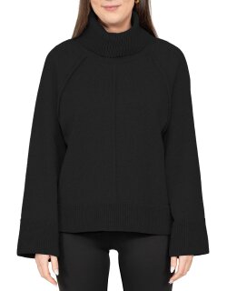 Reichstadt Relaxed Fit Rollkragenpullover Rippabschlüsse 25RSW097
